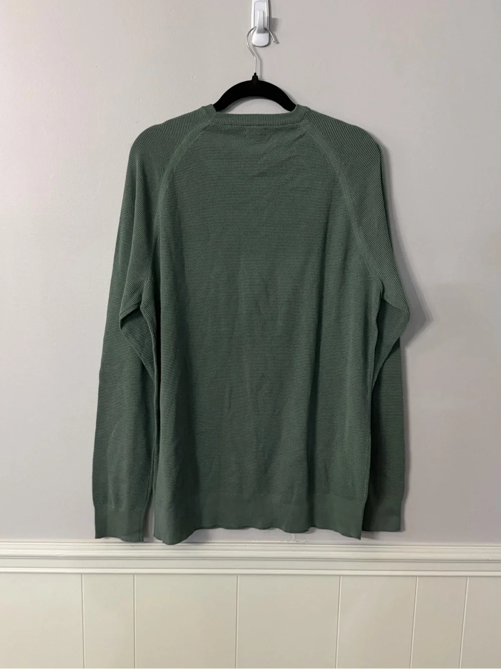 J. Crew Men’s Olive Green Long Sleeve Cotton Knit Crewneck Sweater Sz XXL NWT